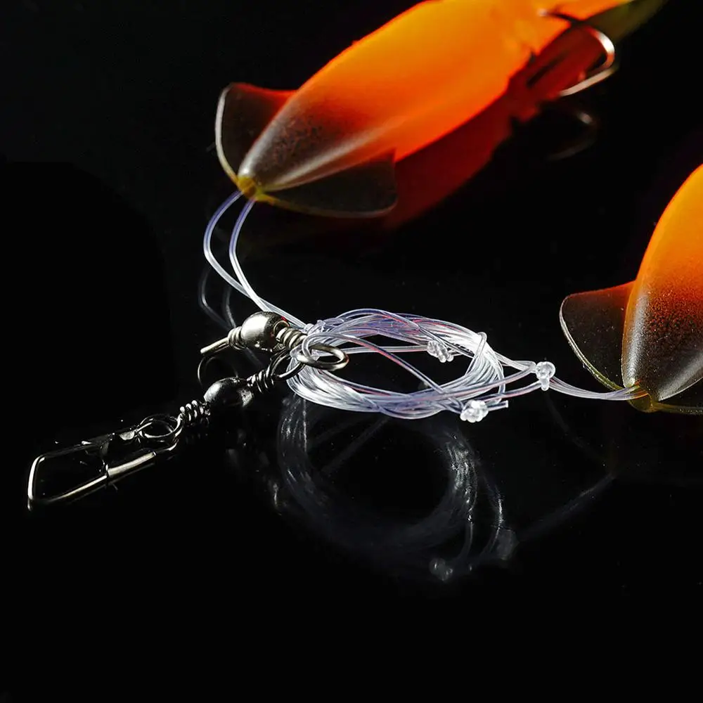 SUNMILE-señuelo de pesca de calamar suave, señuelo de cadena de Margarita de 12cm, anzuelo de calamar para pesca en el mar, cebo Wobbler, señuelo de pesca de curricán - imagen 3