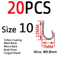 20pcs  Size 10