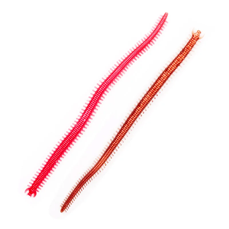 Señuelos de Pesca blandos de gusanos de mar, cebo de silicona, 12,5 cm/1,6g, gusano de arena de mar realista, 10 unids/lote - imagen 3