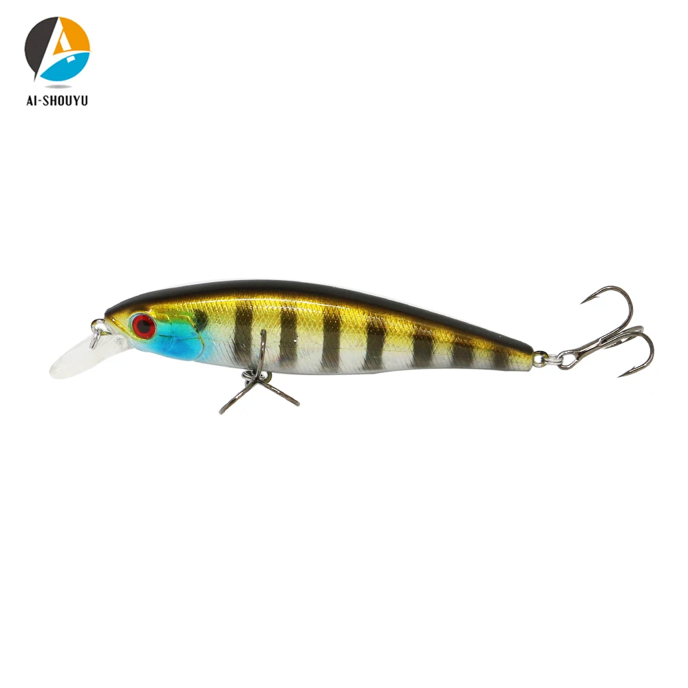 AI-SHOUYU Minnow señuelo crankbait hundible para spinning - imagen 2