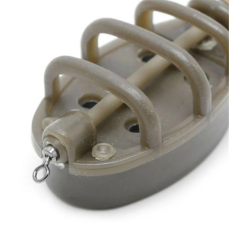 FLYSAND-molde para lanzador de cebo en línea, soporte de cebo para pesca de carpa, 8 tamaños - imagen 4