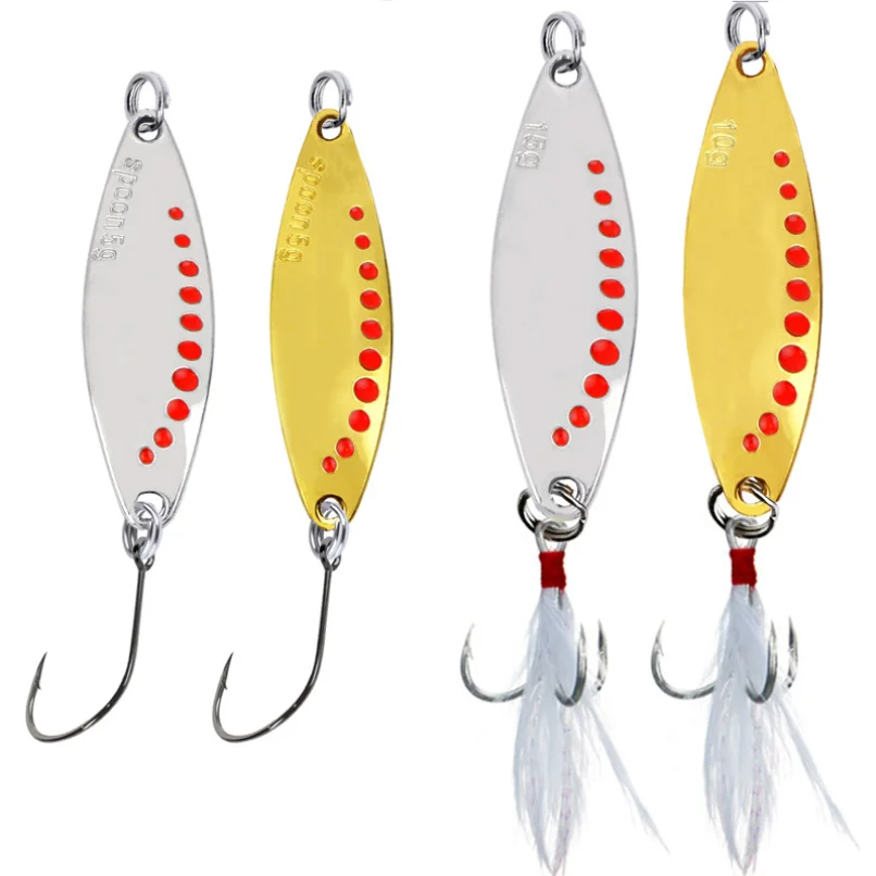 Señuelo de pesca de sanguijuela, cebo duro con lentejuelas, Wobbler con pluma para Lucio, trucha, lubina, aparejos de pesca, 1 unidad - imagen 5