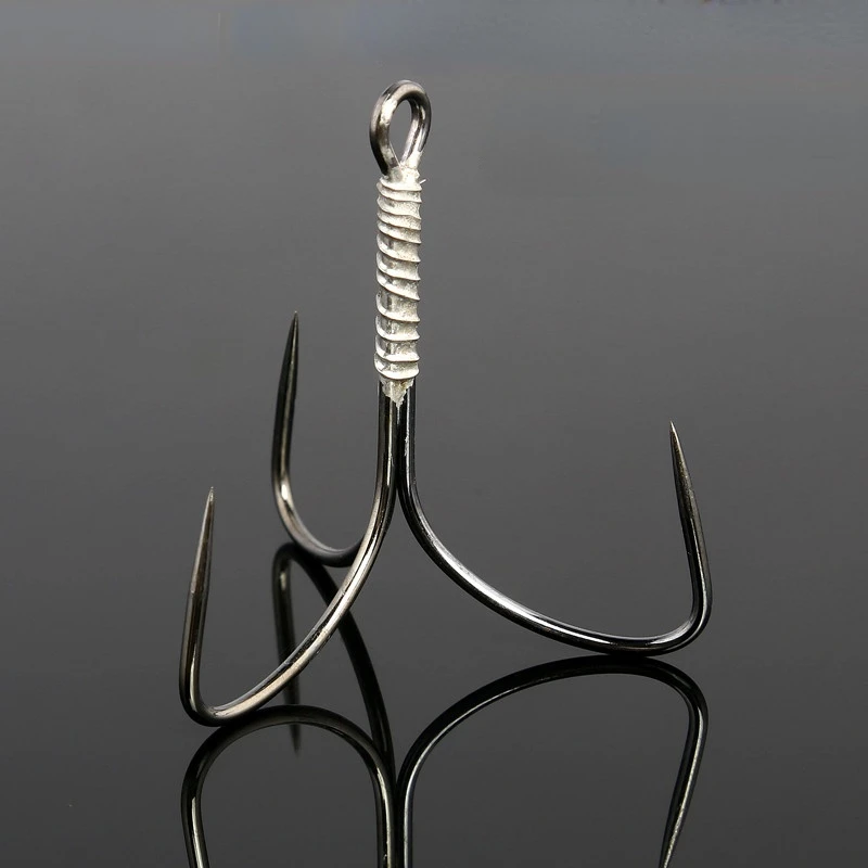 Anzuelos triples De acero al carbono, anzuelos De anclaje Triple súper afilados para Pesca curricán De mar, Anzuelos De Pesca Mar, aparejos De Pesca - imagen 3