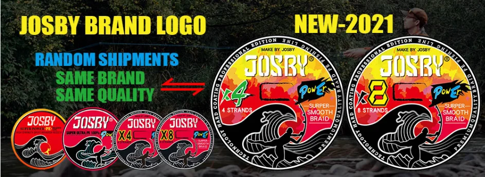 Una comparación de los logotipos antiguos y nuevos de la marca Josby. El logo antiguo está en el lado izquierdo de la imagen y el nuevo logo está en el lado derecho.
