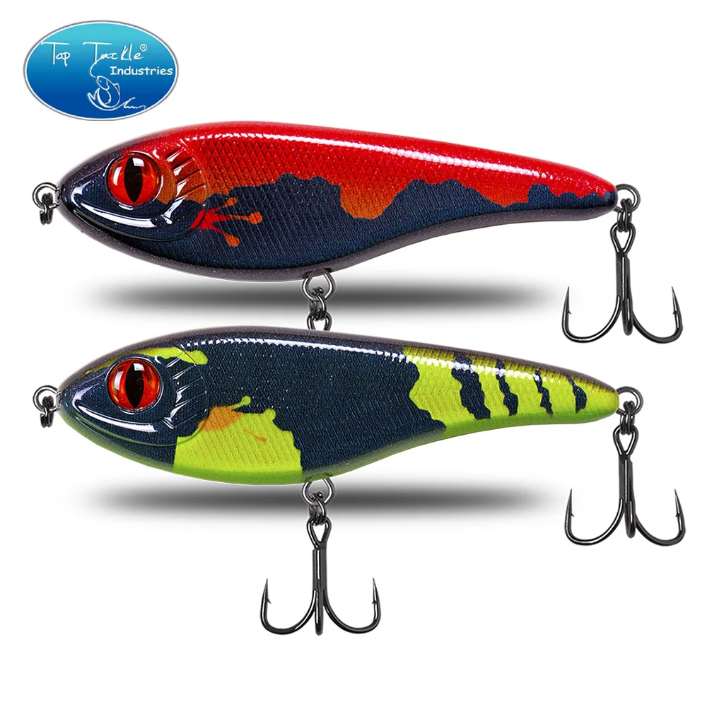 Señuelo CF 90mm/120mm/150mm (Color 1 ~ 24) de hundimiento lento jerkbait musky pike slider, aparejos de señuelo de pesca de lubina - imagen 2