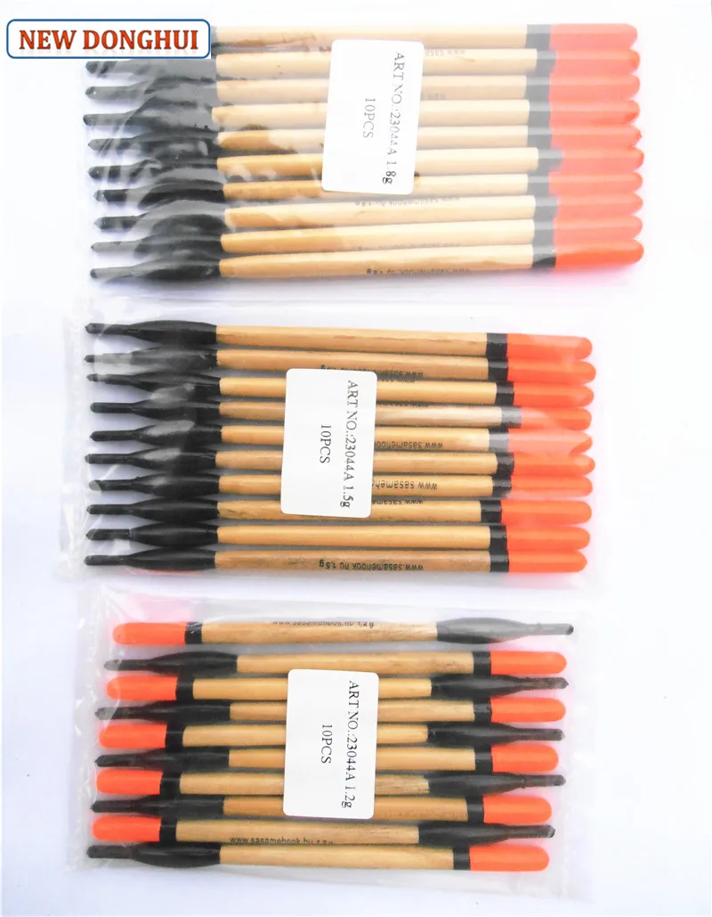 Agape Flotador de pesca de madera con indicador de flotabilidad - imagen 3