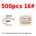 500pcs size 16
