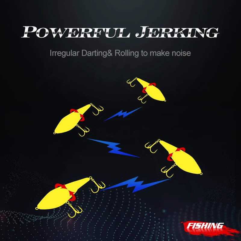 Hunthouse-señuelo de Pesca de Lucio, cebos de hundimiento lento, crankbait, wobblers, Leurre - imagen 4