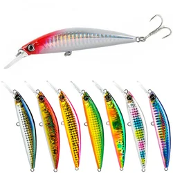 Señuelos de Pesca Minnow, 70mm, 16g, ojos 3D, Wobblers, Crankbaits, cebos duros artificiales, accesorios de pesca de carpa