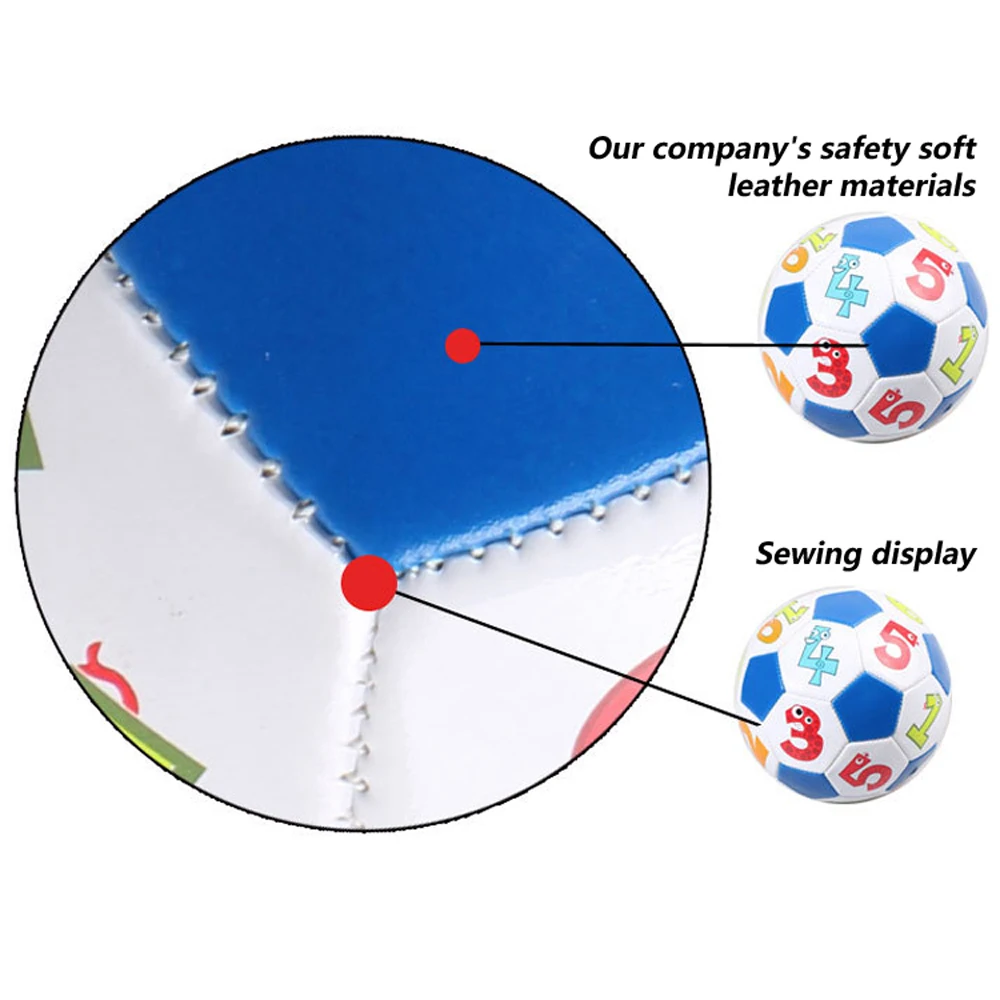 Balón de fútbol para niños, balones de fútbol para partidos, tamaño 2, Balón de entrenamiento de PU para niños y niñas, Balón de pie, equipo para exteriores de 15CM - imagen 5