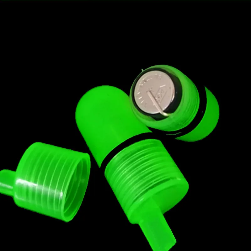 Luz LED de plástico duradera, Clip luminoso con punta, campanas para caña de pescar, alarma, anillo para morder, cebo para peces, herramientas de pesca nocturna al aire libre, 20 Uds. - imagen 4