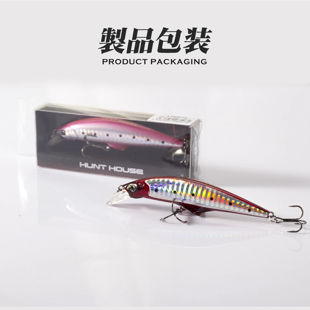 Hunthouse LW403 Jerkbait para lubina – 95mm hundimiento lento - imagen 5