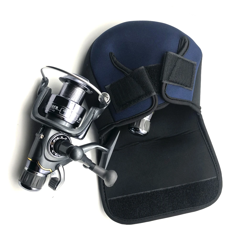 Bolsa de carretes de pesca, cubierta protectora ultraligera para carrete de señuelo, equipo de pesca, Baitcasting Spinning/BaitCaster, estuche de almacenamiento para rueda S,M,L - imagen 4