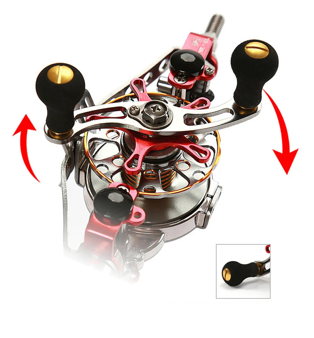 Carrete hueco totalmente de Metal, descarga automática de velocidad de alambre, juego en la caña de alineación interior, rueda de balsa de barco de pesca para la mayoría de las cañas de mano - imagen 3