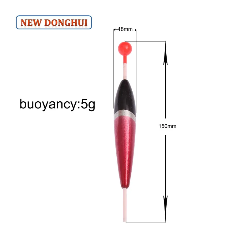 Flotadores deslizantes Agape 5g para pesca con cola larga 15cm - imagen 4