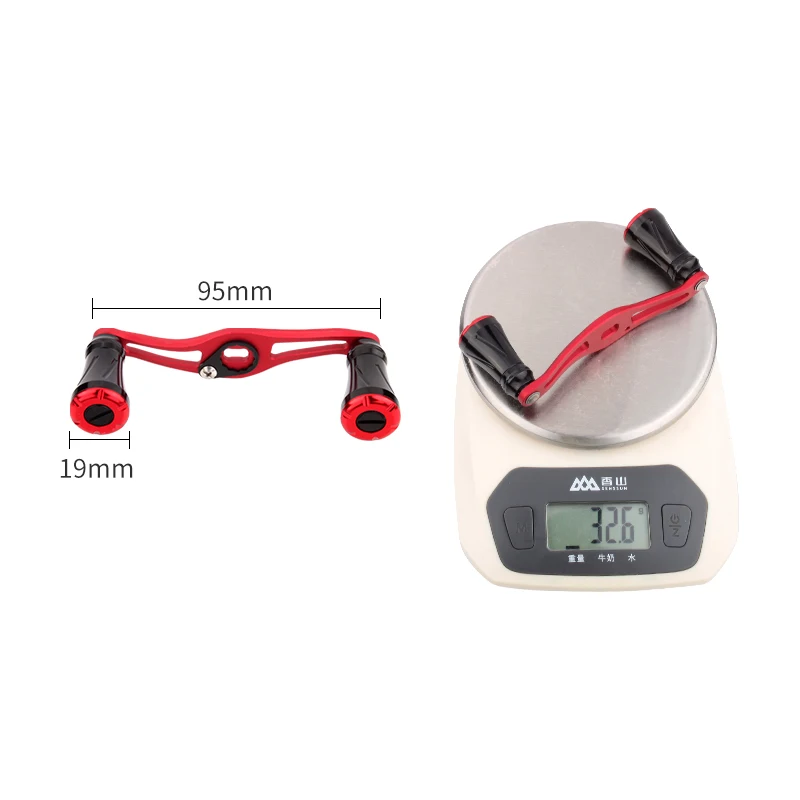 Kawa-mango de carrete de pesca con perilla de aleación para D/ A/ S, longitud de 95mm, tamaño de agujero de 8x5/7x4mm, aparejos de pesca para accesorios de bricolaje - imagen 5