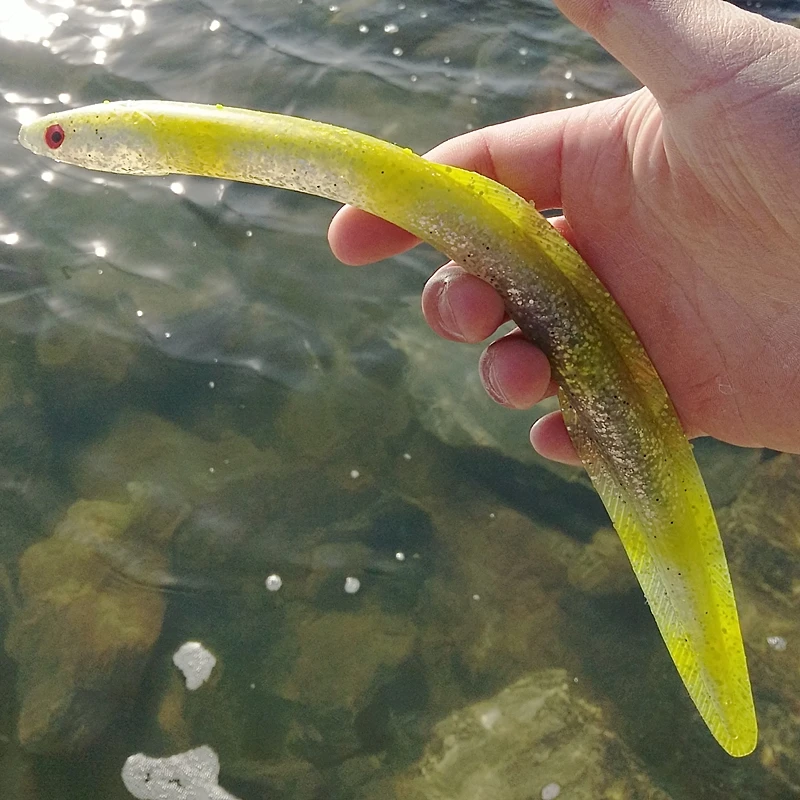 Señuelo de pesca de anguila artificial, cebo de lubina de 29,5 cm, 56/59g - imagen 3