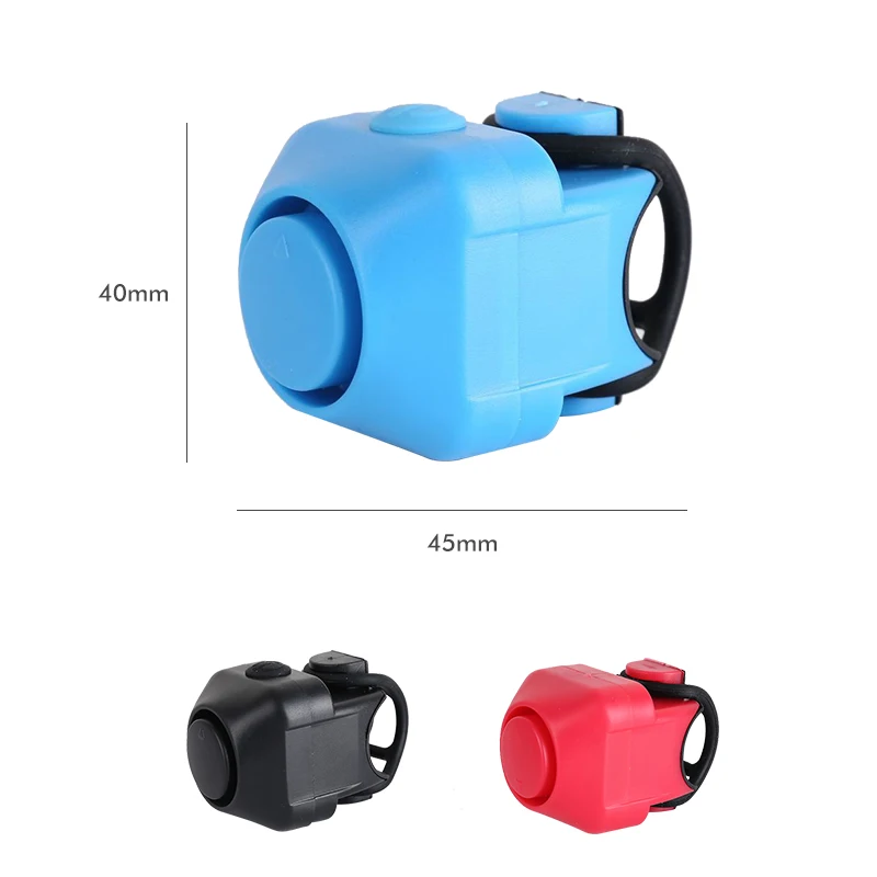 Mosodo-timbre de bicicleta eléctrica, timbre de 130dB, resistente al agua, alarma de seguridad para ciclismo, accesorios portátiles de manillar de silicona - imagen 2