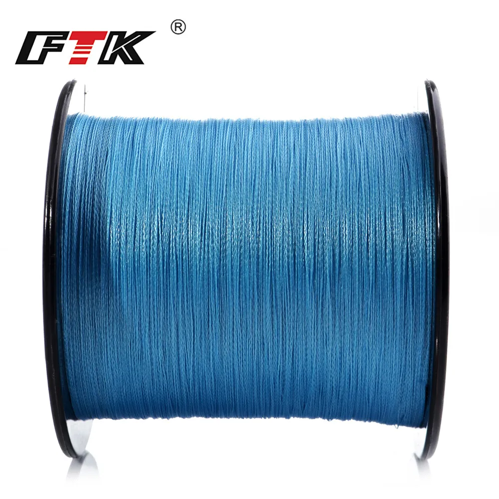 FTK 500M PE Cable de pesca trenzado 8-60LB 0,1-0,4mm 4 cables multifilamento pesca trenzado PE Cable 500M línea de pesca - imagen 5