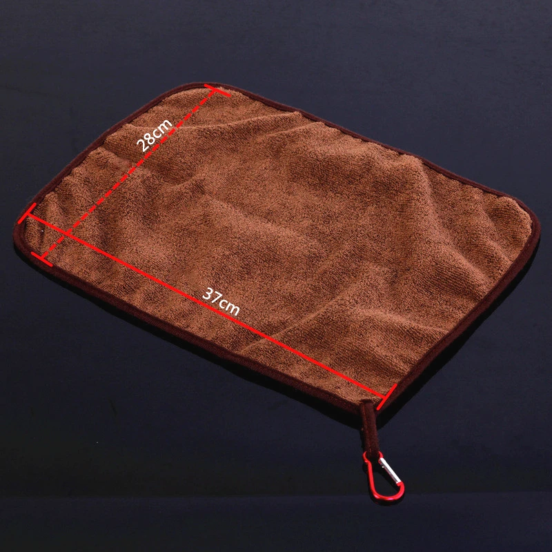 Equipo de pesca, toalla de pesca, ropa gruesa antiadherente, absorbente, toallita de manos para deportes al aire libre, senderismo y escalada - imagen 5