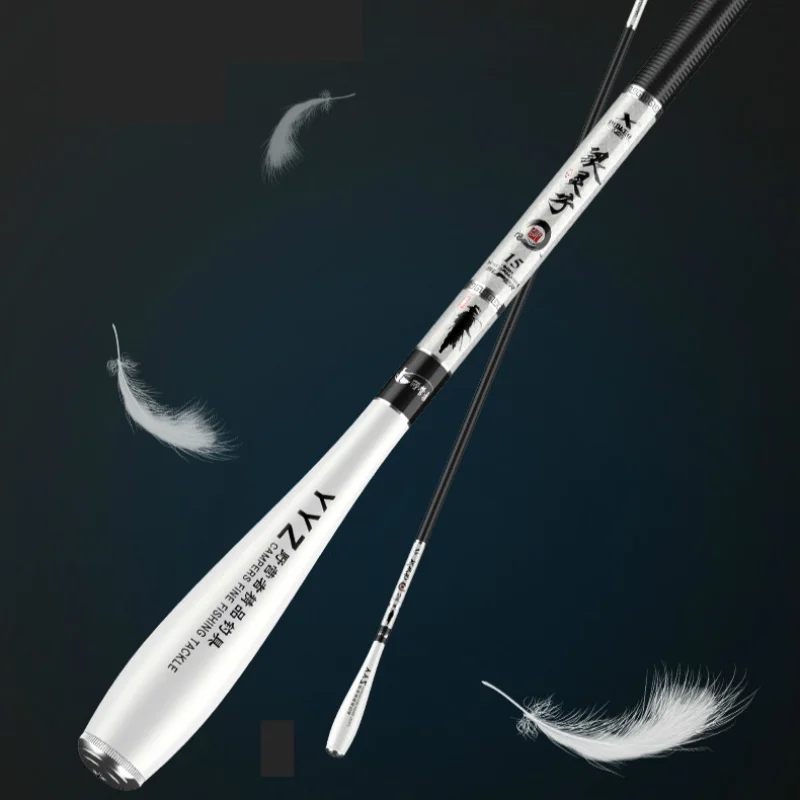 Caña De pescar De fibra De carbono, caña De pescar De 2,7 m-6,3 m, 37/28 Tonalty, dura, Pesca De Taiwán, carpa - imagen 5