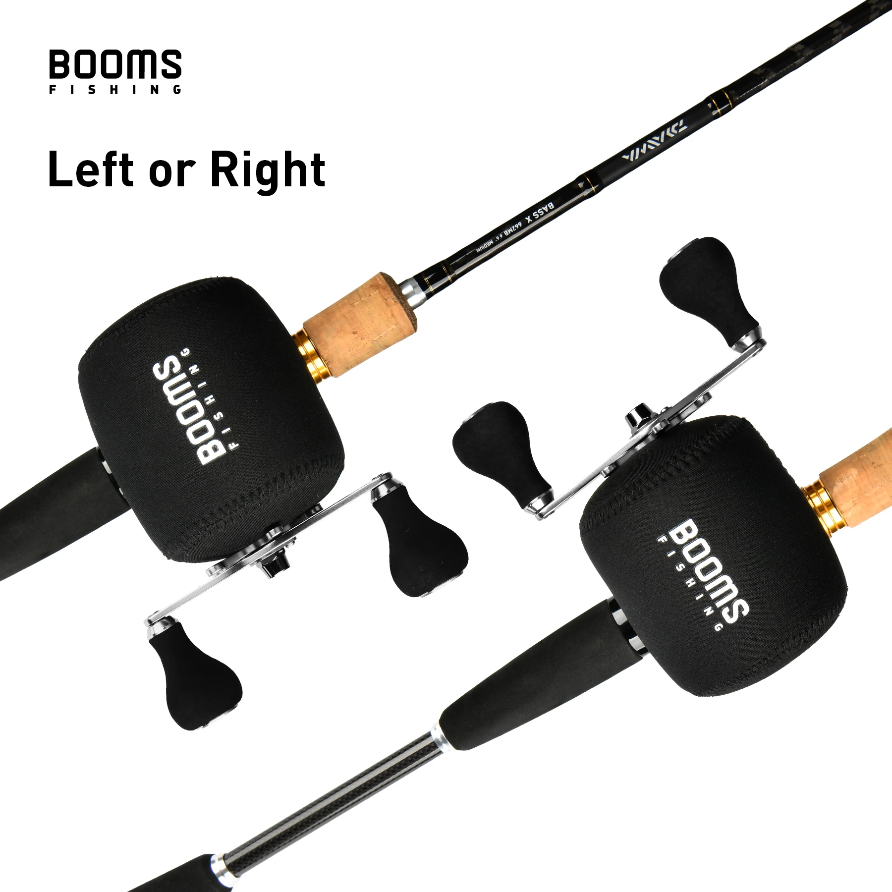 Booms Fishing RC1 Fising-bolsa de carrete, cubierta de tambor de neopreno, funda protectora súper ligera y fuerte, accesorios para bolsas de carrete de Baitcasting