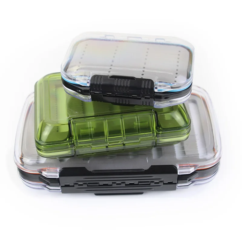 Mosodo-caja de plástico para pesca con mosca, señuelos de espuma con hendidura, cajas de aparejos impermeables de doble cara, fácil agarre, accesorios de pesca en Río - imagen 5