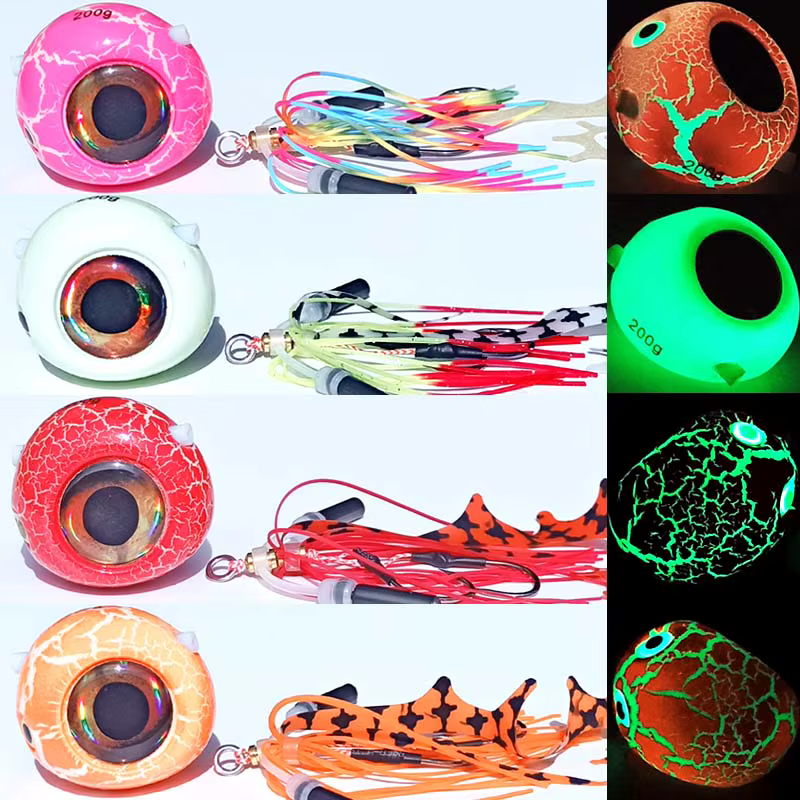 Glow Lumious Kabura Jig Head