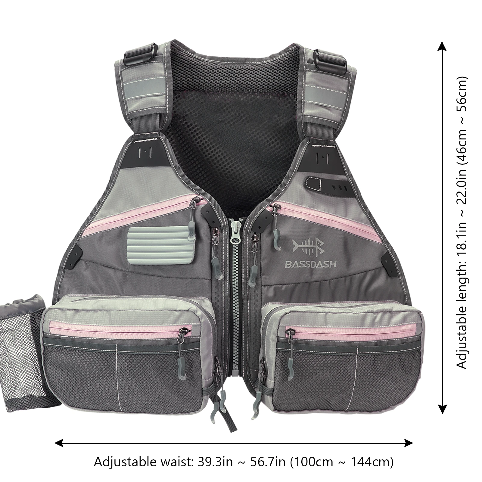 Women Size Grey Pink