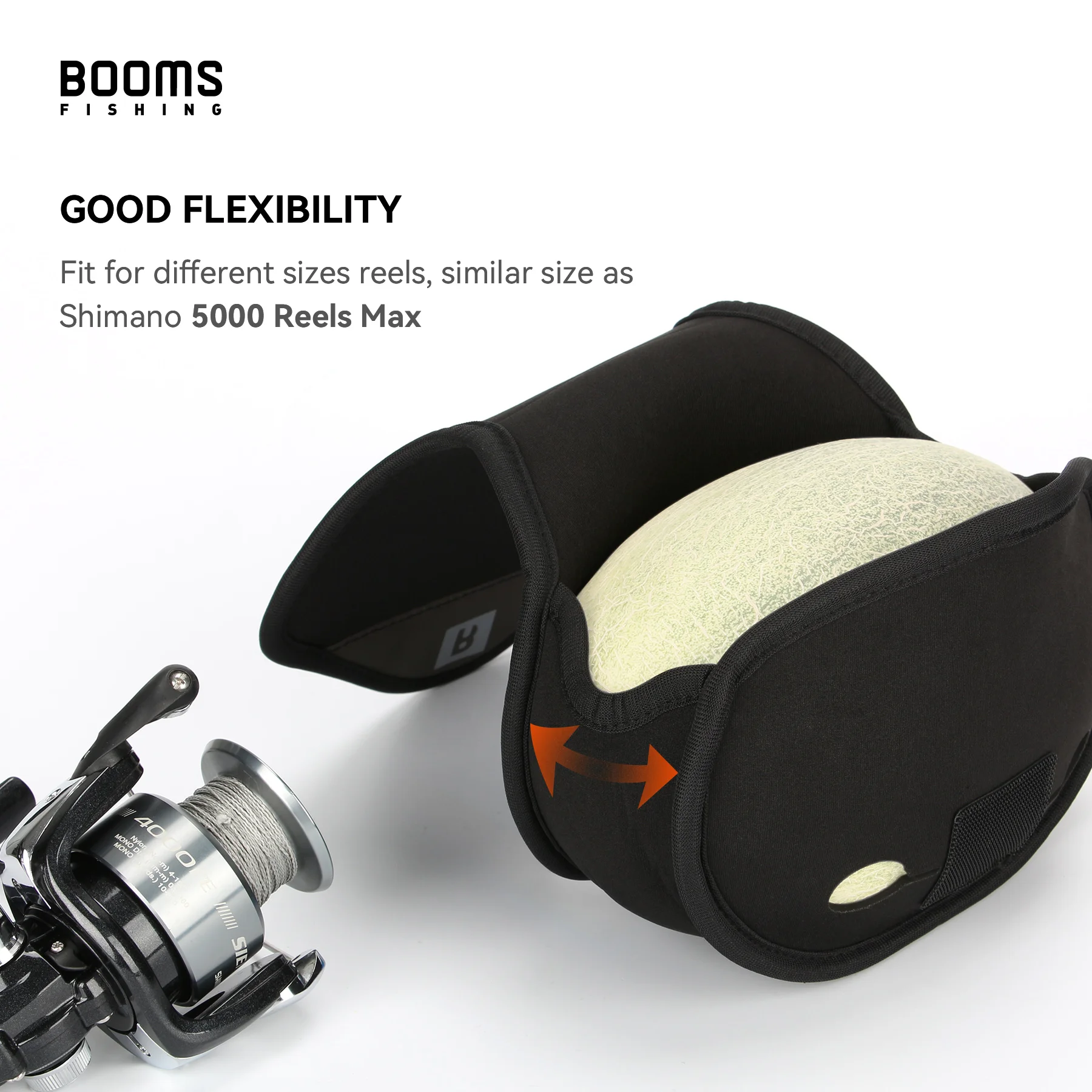 Booms Fishing RC3 bolsa de carretes de pesca giratoria cubierta protectora Baitcasting funda protectora herramientas de pesca portátiles carretes bolsas - imagen 5