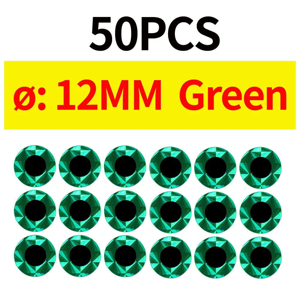 50pcs12MM Green