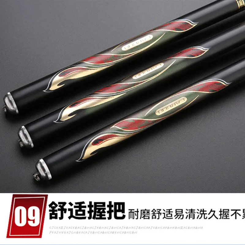 Caña de pescar telescópica para carpa, ultraligera, alimentador de agua dulce, fibra de carbono, 6M, 7M, 8M, 9M, 10M - imagen 5