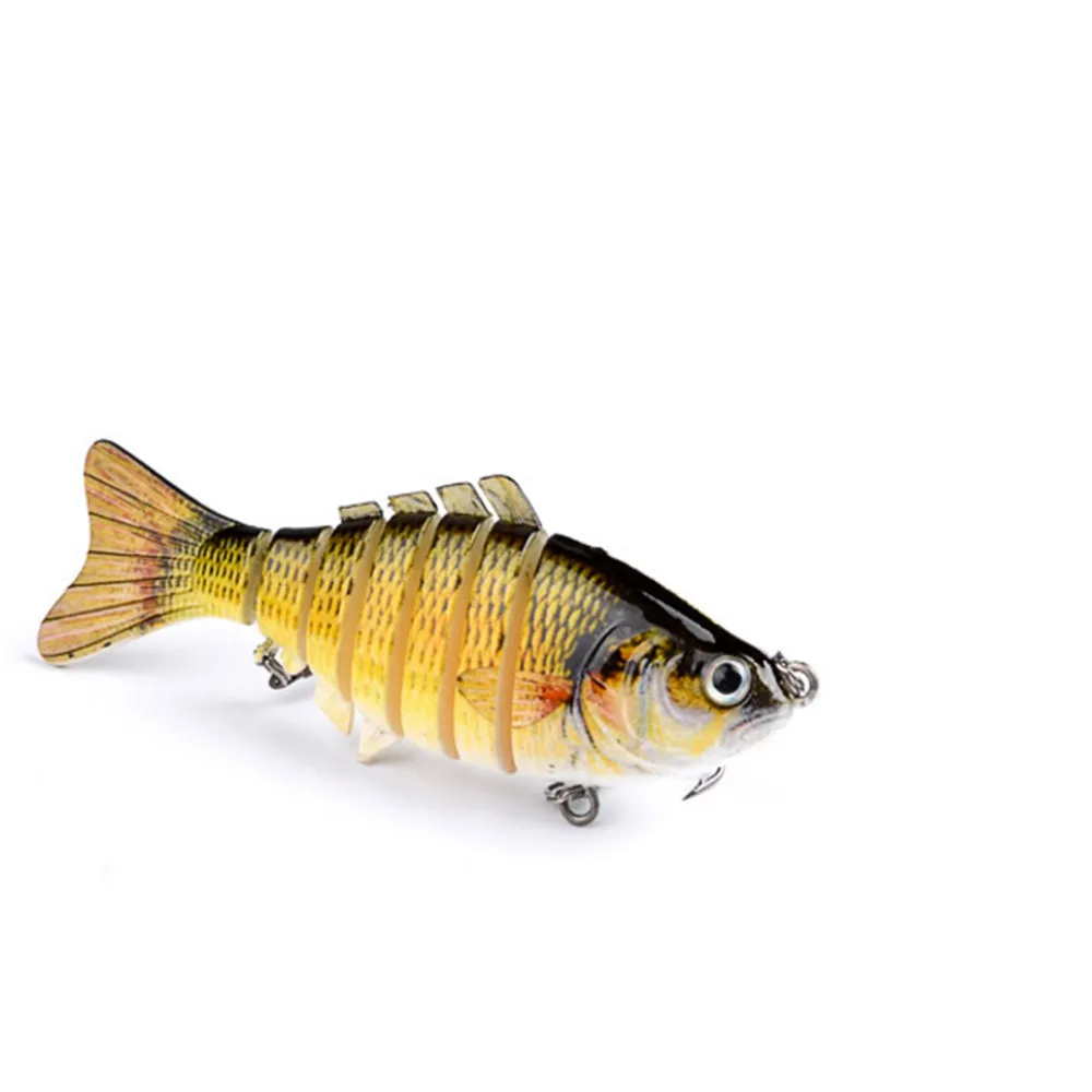 Señuelo de pesca articulado de múltiples secciones, 10cm, 15,5g, Wobbler, Crankbait, cebo duro Artificial, Swimbait, aparejos de pesca de carpa, 1 Uds. - imagen 4