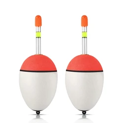 Flotador de burbujas luminoso EVA con tubo cebo para pesca mar y carpa