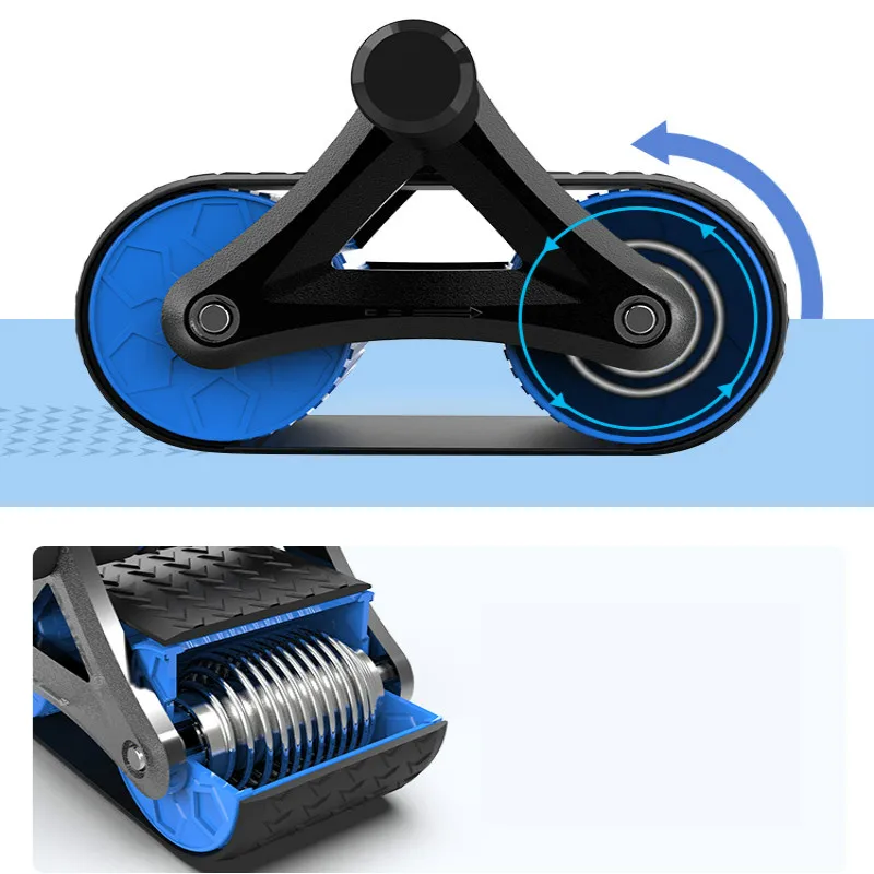 Rueda Abdominal de rebote automático, equipo de Fitness para el hogar, entrenador muscular Abdominal sin ruido, gimnasio, equipo de ejercicio de construcción corporal - imagen 3