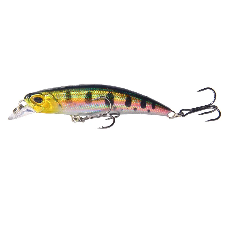 Señuelos de Pesca de plástico Artificial, cebo duro Minnow, Wobbler Isca, 7cm, 4g, Crankbait, ojos 3D, aparejos de pesca, 1 pieza - imagen 5
