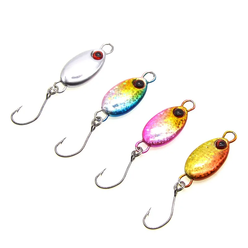 Mini Señuelos de Pesca, cebos artificiales, 2g, 3g, 5g, paquete de 2 piezas - imagen 5