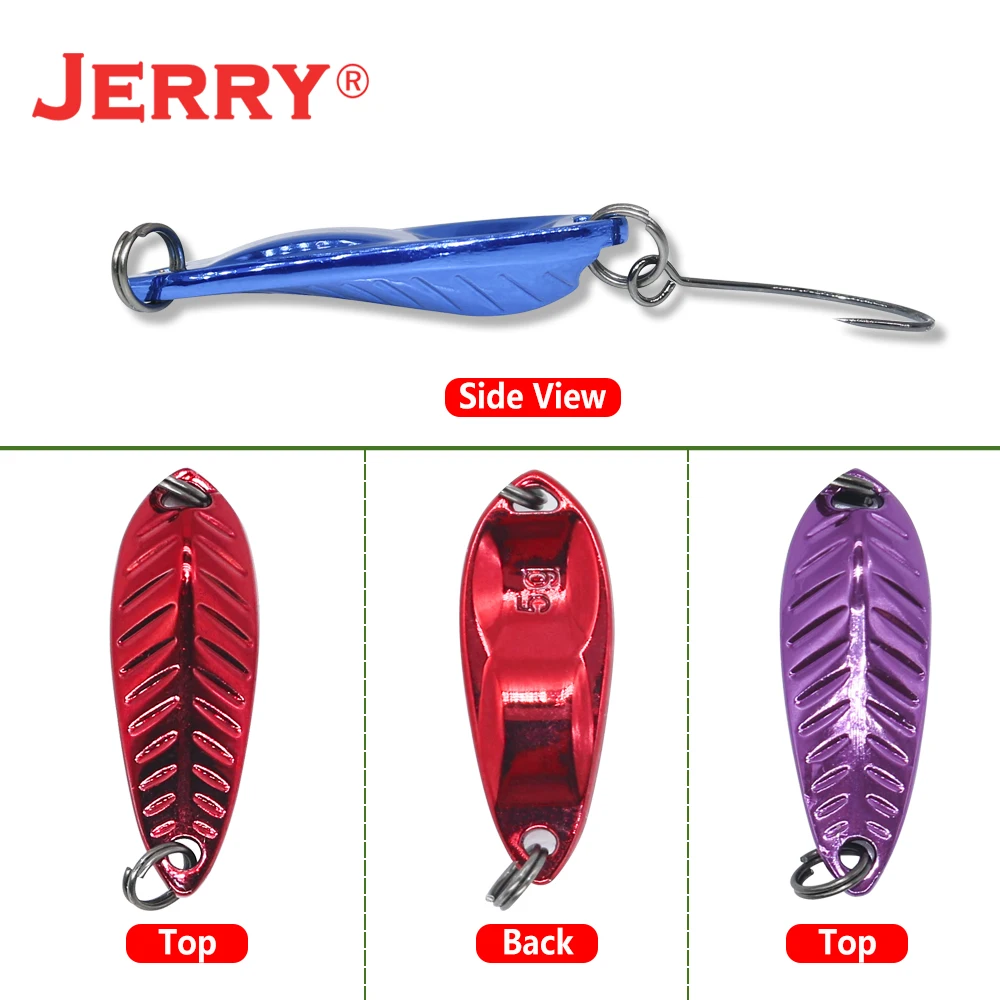 Jerry-cuchara de pesca en hielo, Tengsten señuelo de Metal de fundición Vertical, cebo de agua dulce, Jigging, 3g/5g - imagen 2