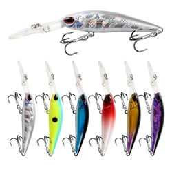 Señuelo de Pesca de pececillos, cebo duro flotante, Wobbler Jig Bait Crankbait, carpa, lubina a rayas, aparejos de Pesca SwimBait, 90mm, 5,8g, 1 pieza