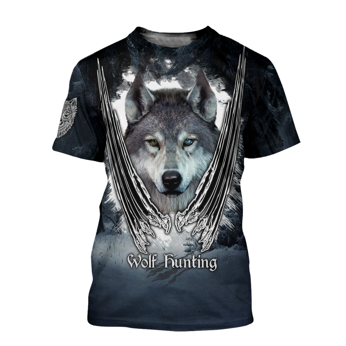 Camiseta Hipster de verano 2025 para hombre, camiseta de manga corta con estampado 3D de pato/lobo/cacción de ciervos, camisetas informales Unisex TX0175 - imagen 5