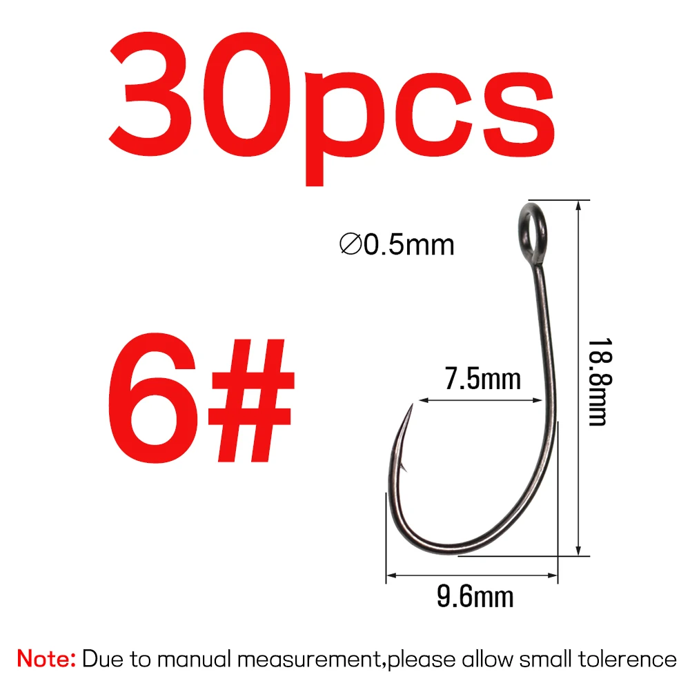 30pcs  Size  6