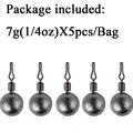 5pcs 7g sinkers