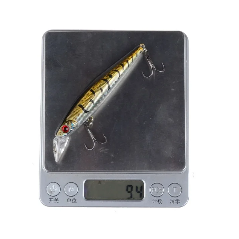 Señuelo de pesca de pececillos, cebo Artificial duro, ojos 3D, 10cm/9,4g, aparejos de pesca, 1 piezas - imagen 4