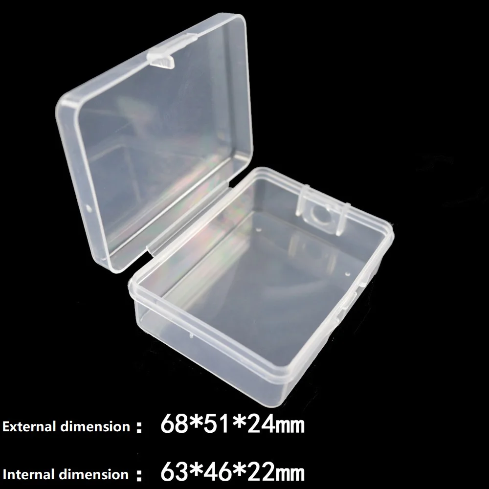 Caja de almacenamiento de plástico transparente para Señuelos de Pesca, anzuelo, cuchara, anzuelo, contenedor de joyería, cajas de aparejos de pescado, 1 ud. - imagen 4