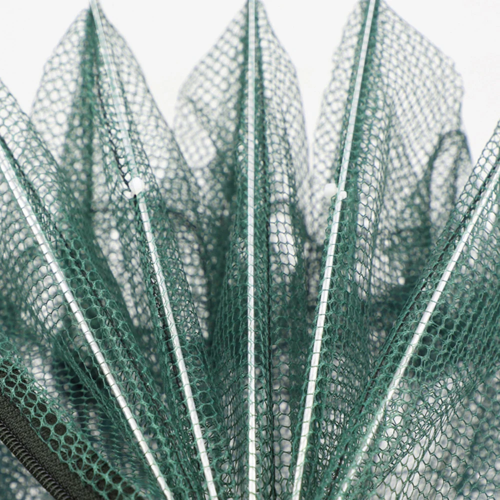 Malla para red de pesca/aparejos/jaula plegable, Red de fundición/Red de pescado, cangrejo/camarón/trampas para olores, redes automáticas - imagen 5