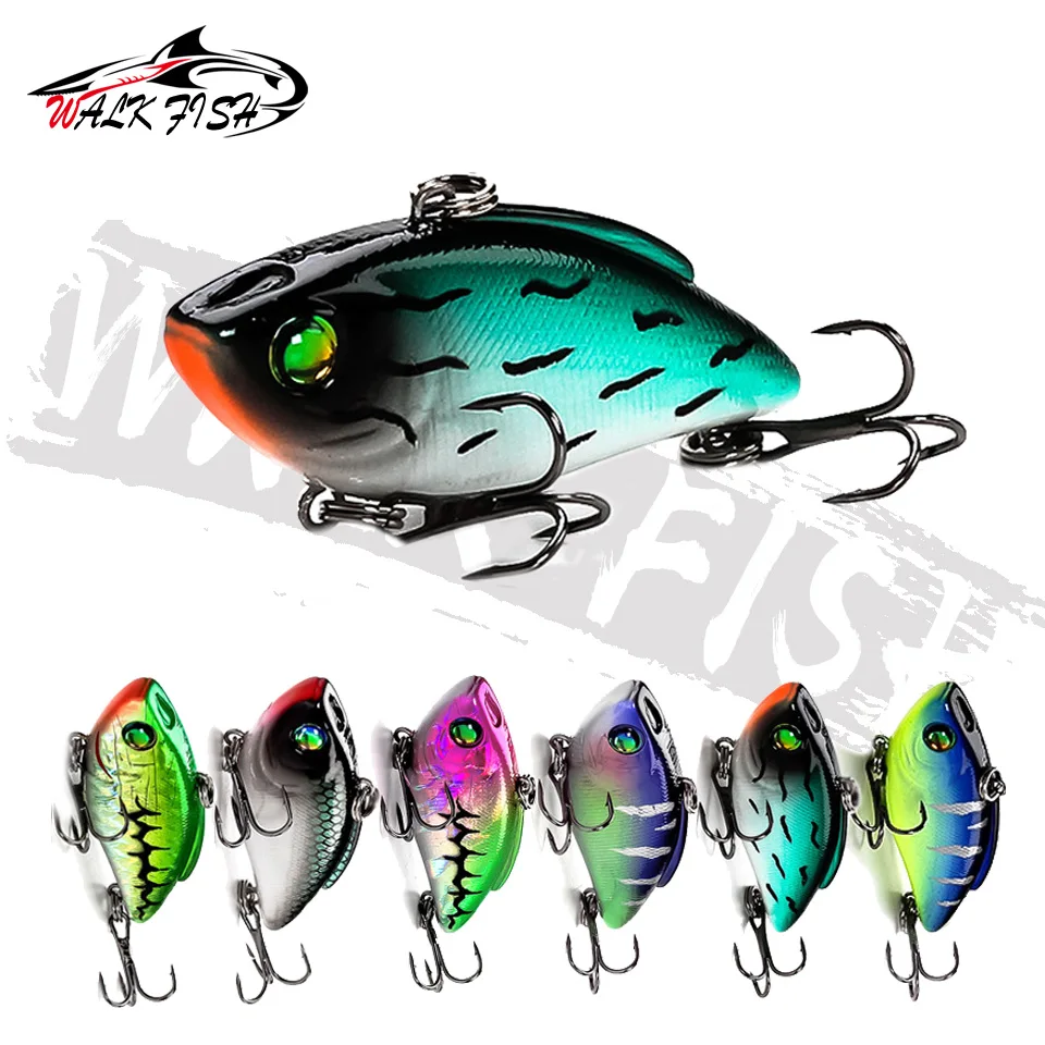 WALK FISH-señuelo de pesca duro, cebo vibrador VIB, Wobbler, Vibe, vibración, hundimiento, Lipless Crankbaits, 50mm, 8,7g, 1 ud. - imagen 5