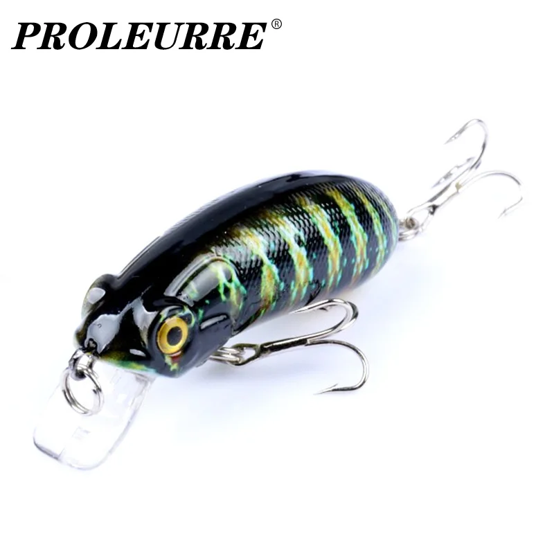 Señuelos de Pesca de pececillos artificiales, cebo duro de 6cm y 10g, Swimbait Wobblers Perch Crankbait, 1 unidad