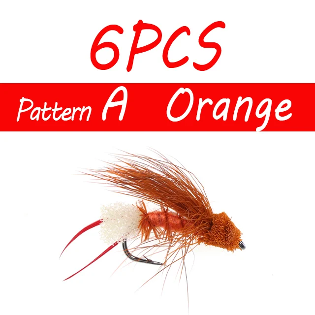6PCS A Orange