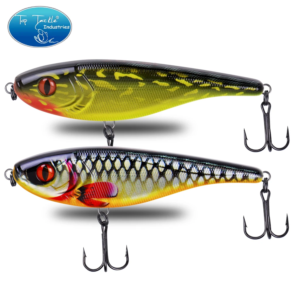 CFLURE 155mm 75g 26/colores Jerk cebo de pesca señuelo para Lucio cebo de hundimiento lento Jerk cebo duro - imagen 5