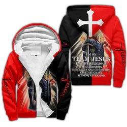 Sudadera con capucha 3D Jesús Caballeros Templarios – JH02